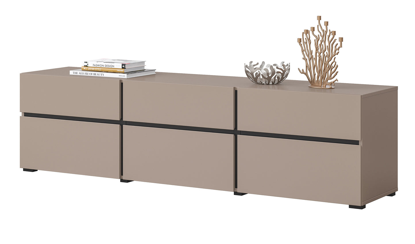 Kumode Kruzat 180/48/40 cm bēšs