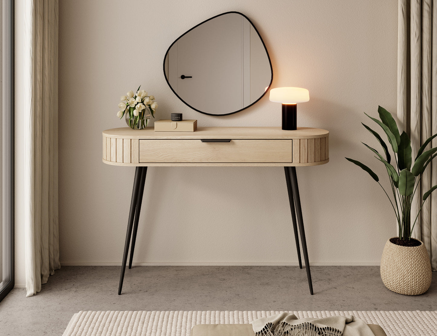 Konsole Lavas 75/180/90 cm Kremonas ozols