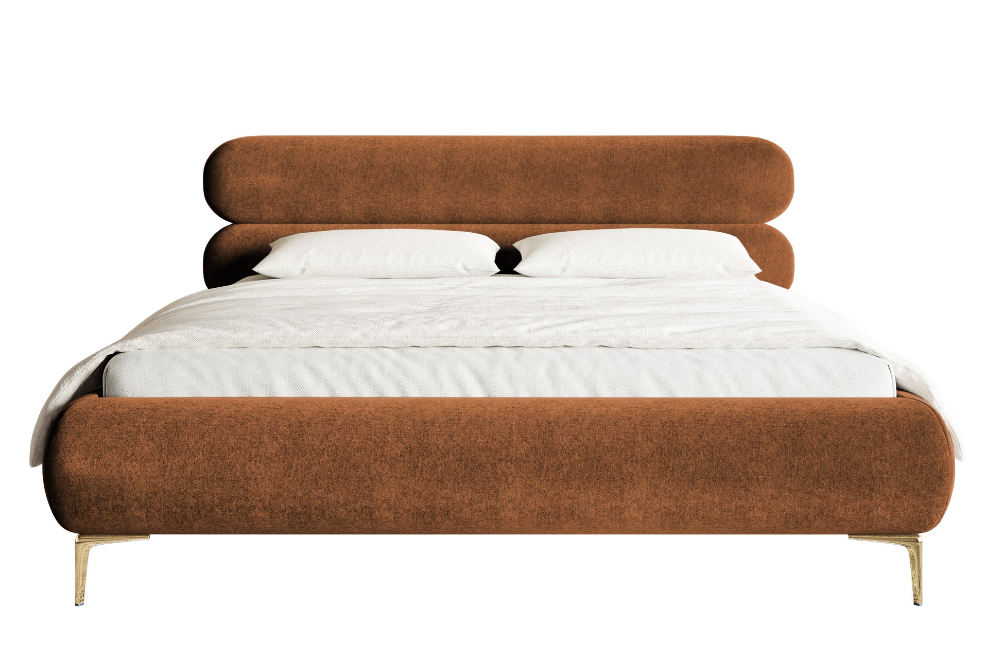 Gulta ar glabātuvi Loure 140/160/180x200 cm Amon 24/zelts kājas - N1 Home