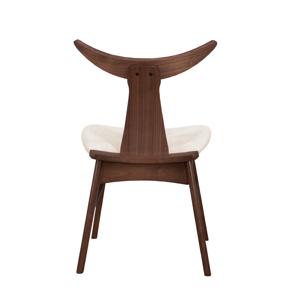 Krēsls Henris 80/49/53 cm rieksts/latte - N1 Home