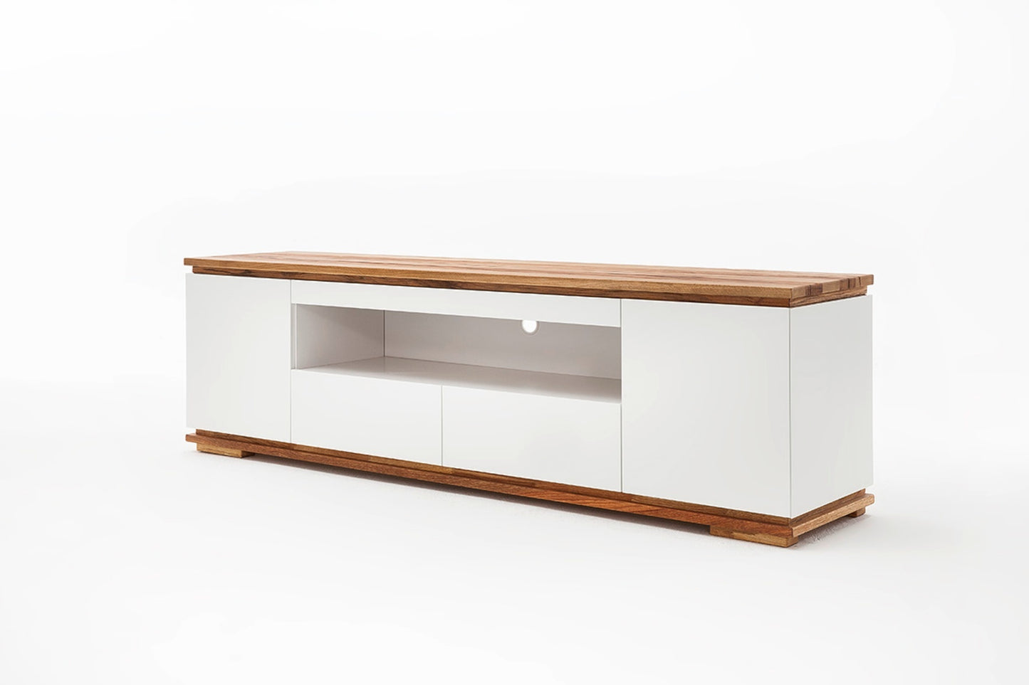 TV skapis Brido 202/54/40 cm balts