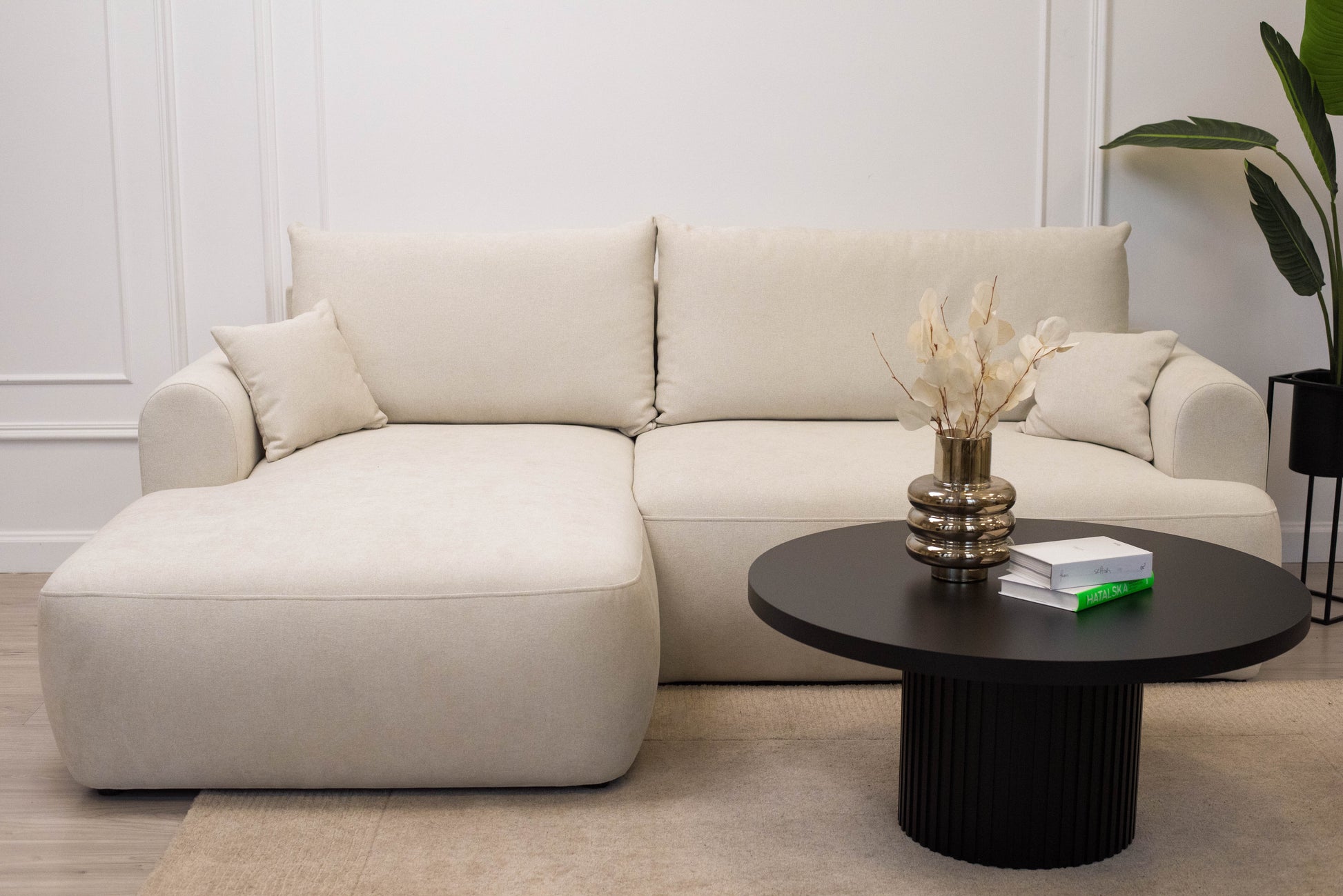 Dīvāns Ovors mini 239/93/156 cm Storm 02 - N1 Home