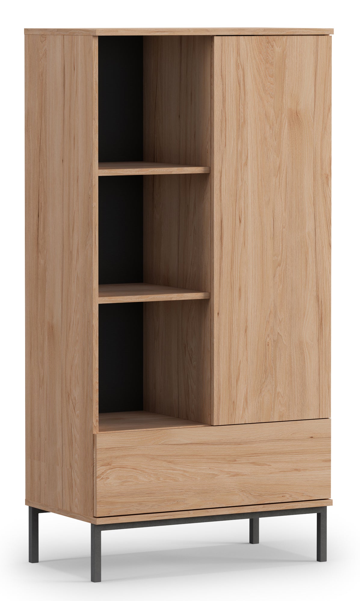 Skapis Polka 140/70/41 cm hikorijs - N1 Home