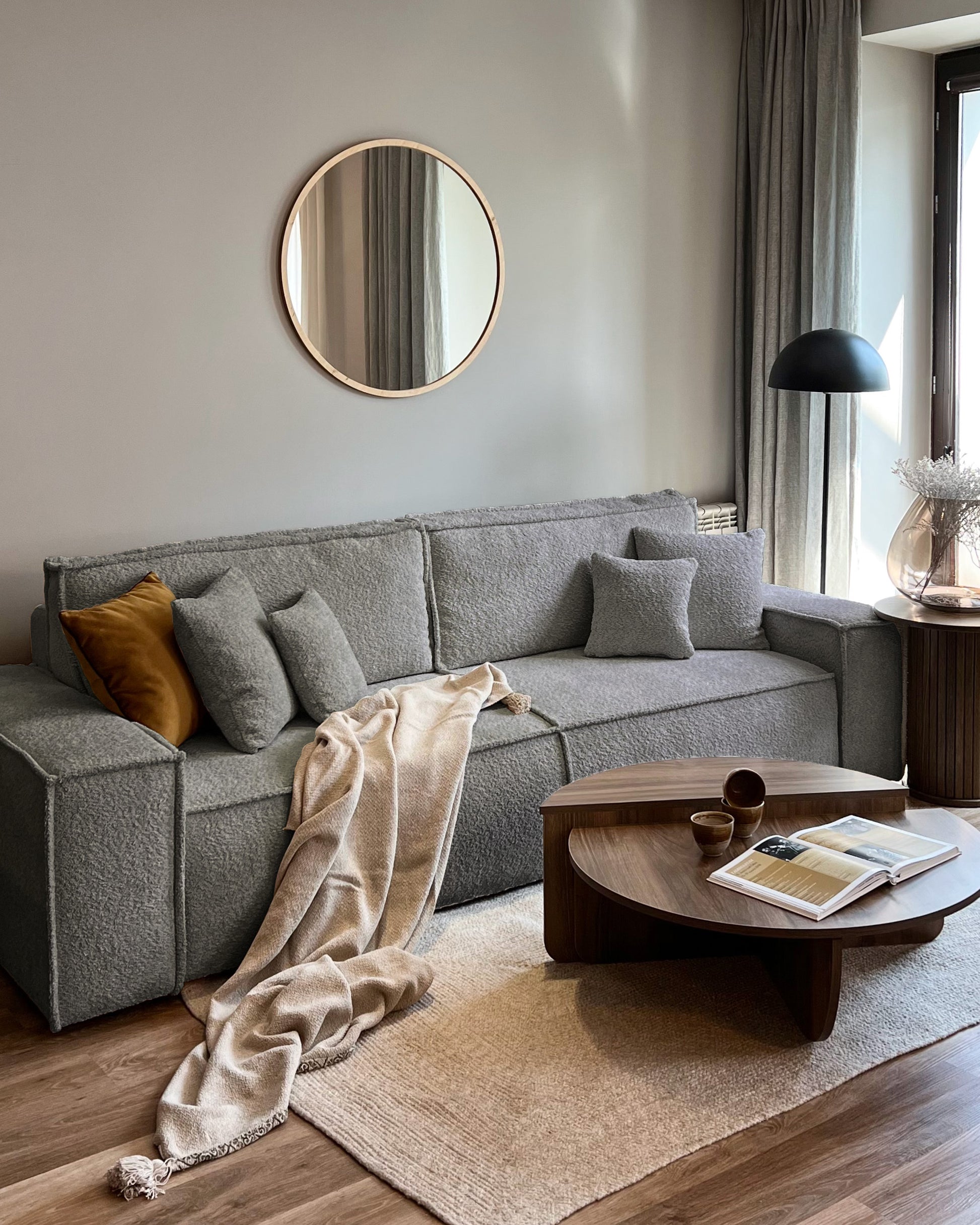 Dīvāns Fireza 275/102/85 cm Abriamo 7 - N1 Home