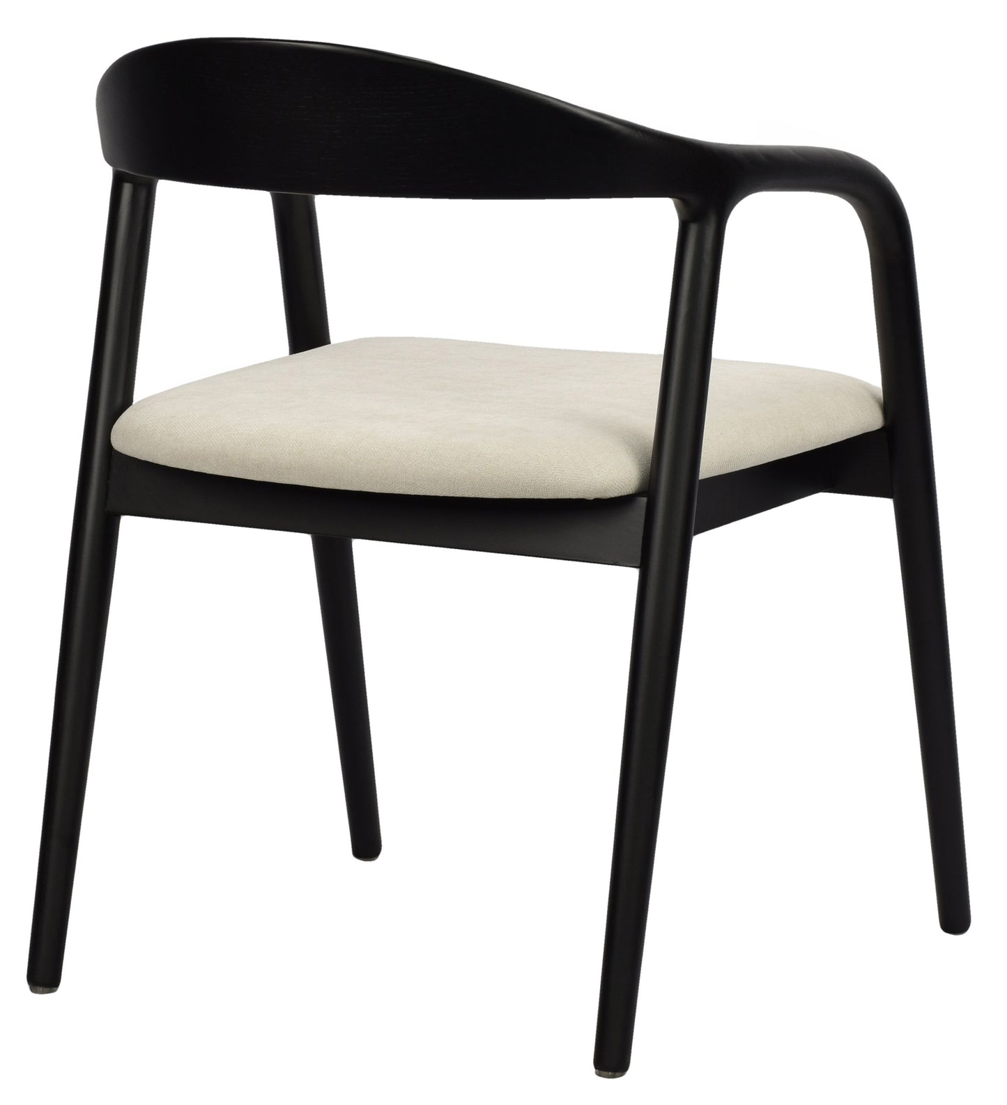 Krēsls Insi 73/56/56 cm melns/krēms - N1 Home