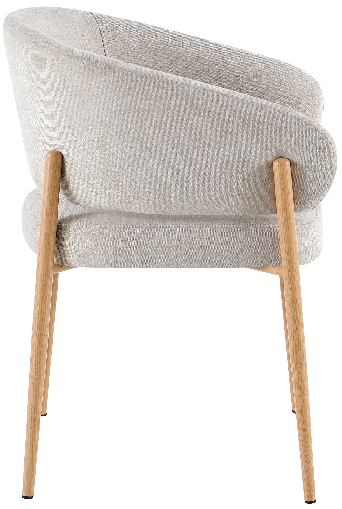 Krēsls Resil 57/82/58 cm gaiši bēšs/ozols