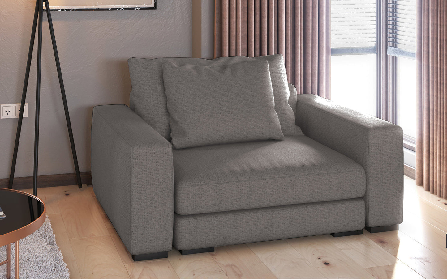 Krēsls Milia 87/141/115 cm Storm 97