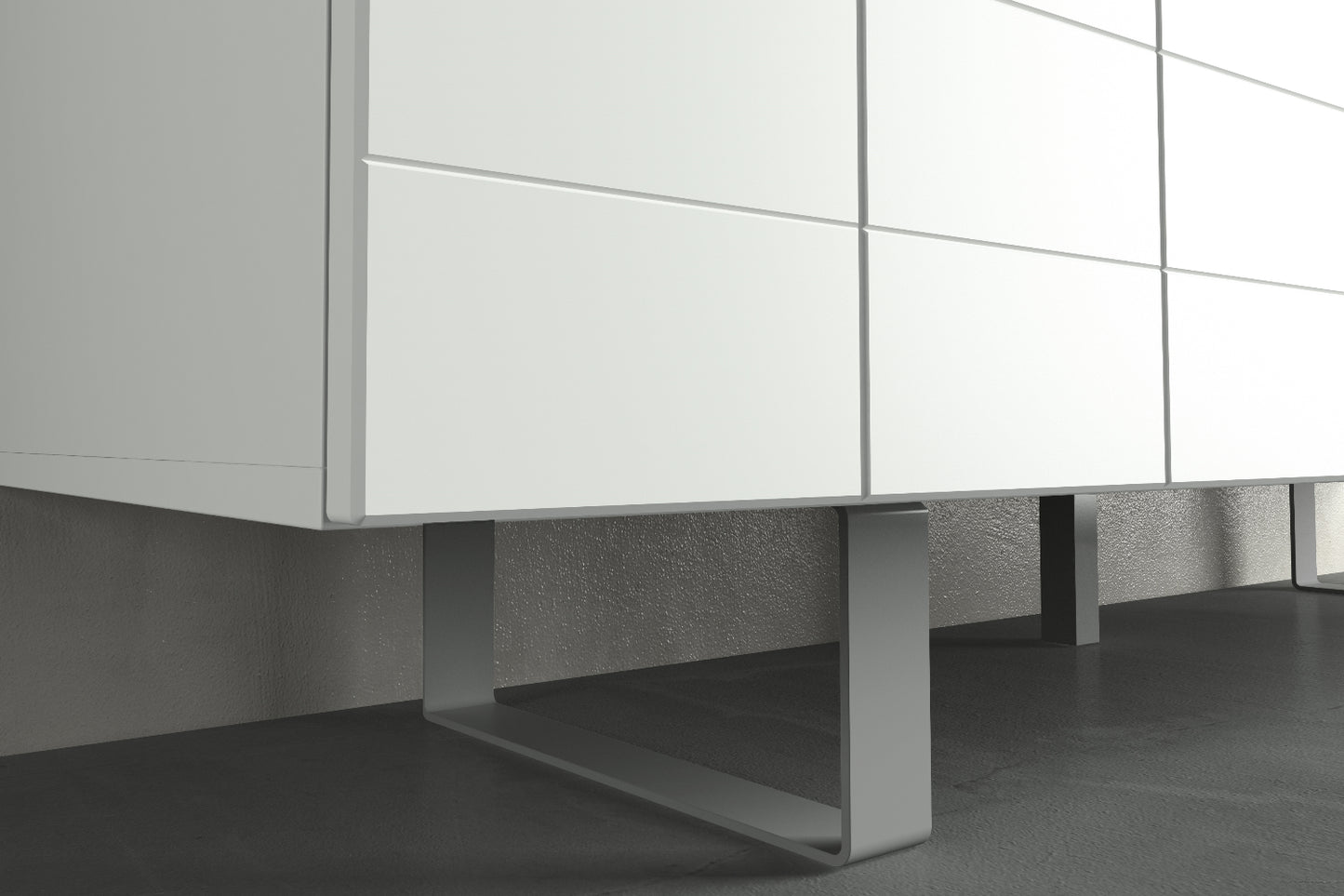 TV skapis Gontal 165/52/45 cm balts