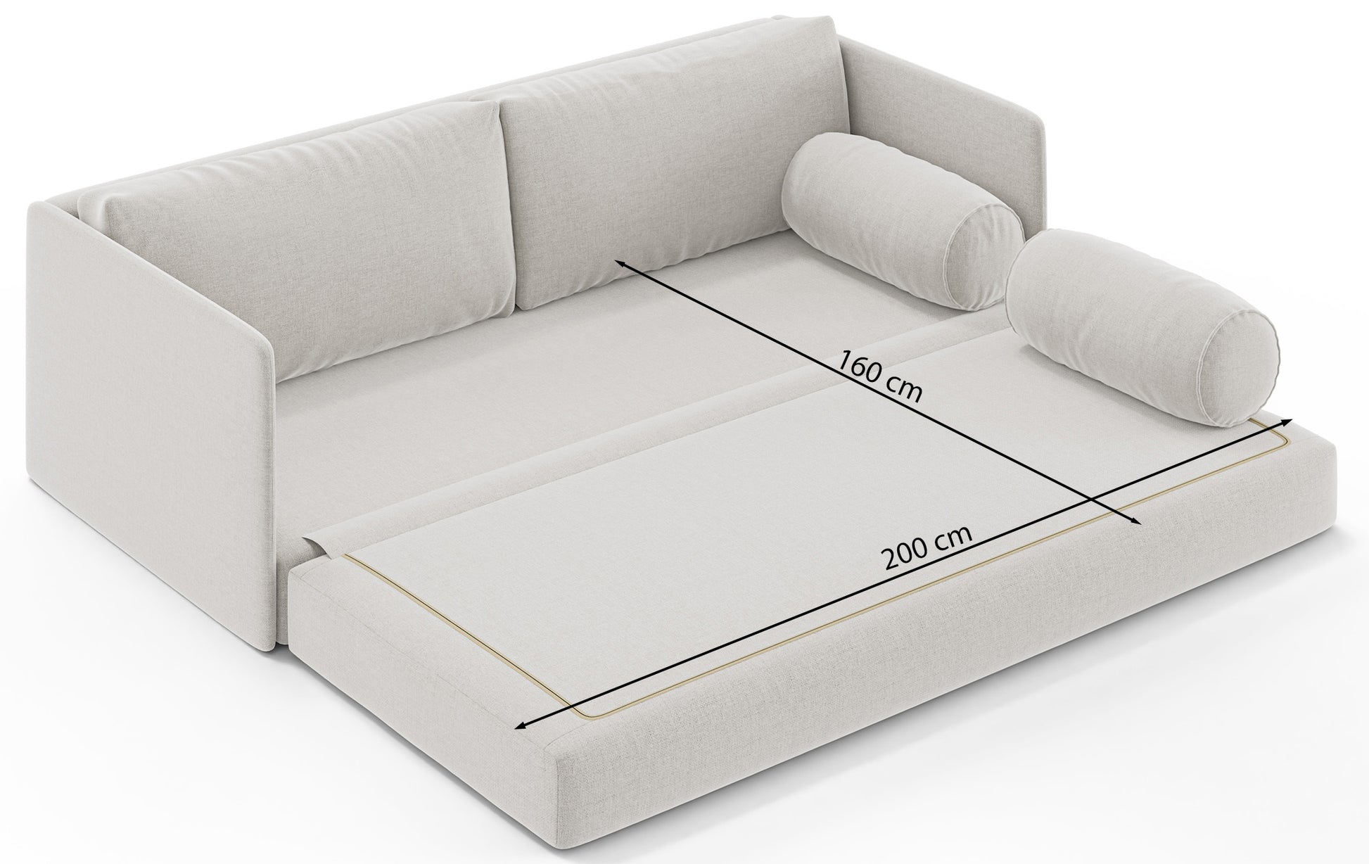 Dīvāns Estans 83/212/96 cm Verita 01 - N1 Home