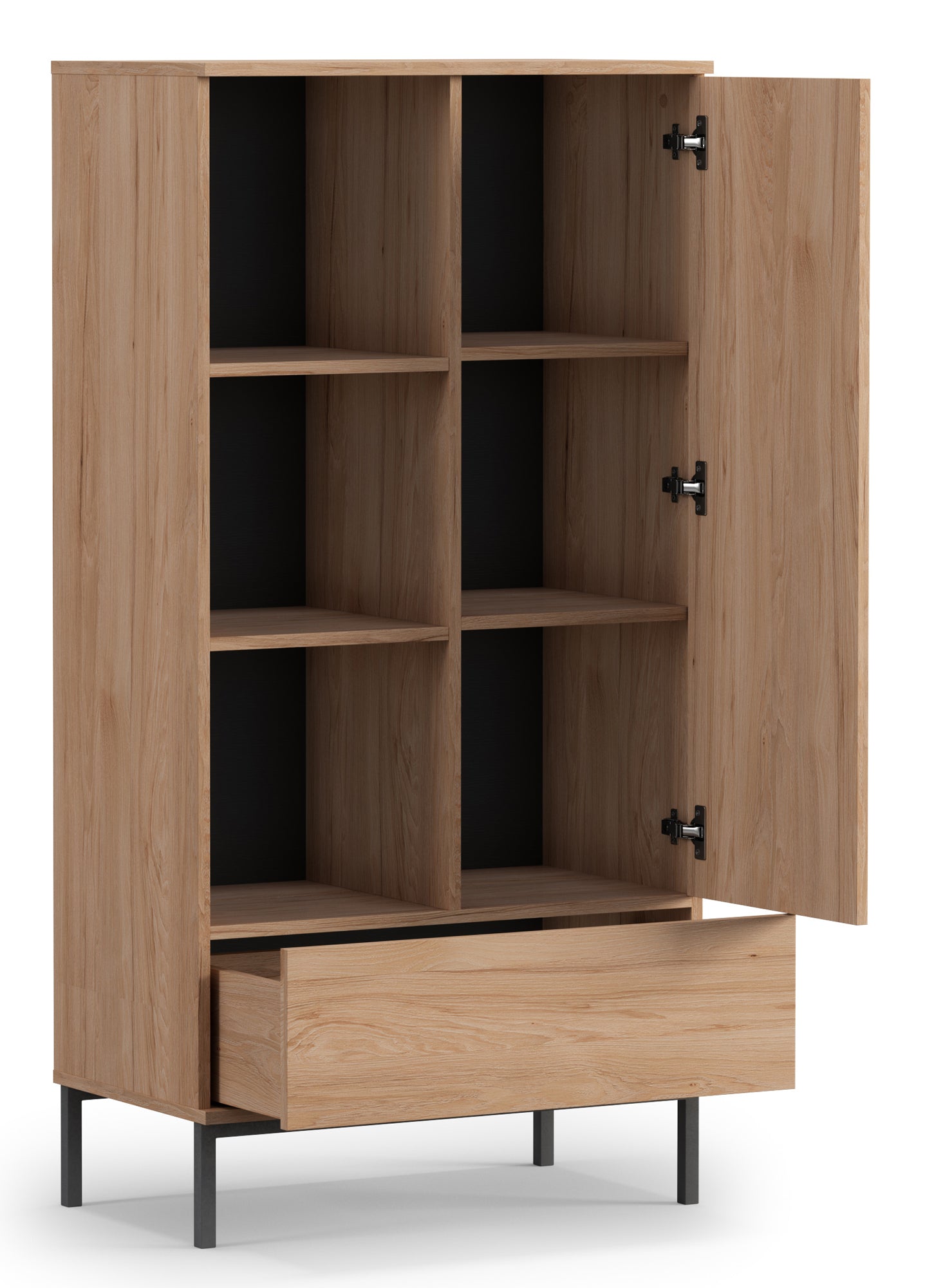 Skapis Polka 140/70/41 cm hikorijs - N1 Home