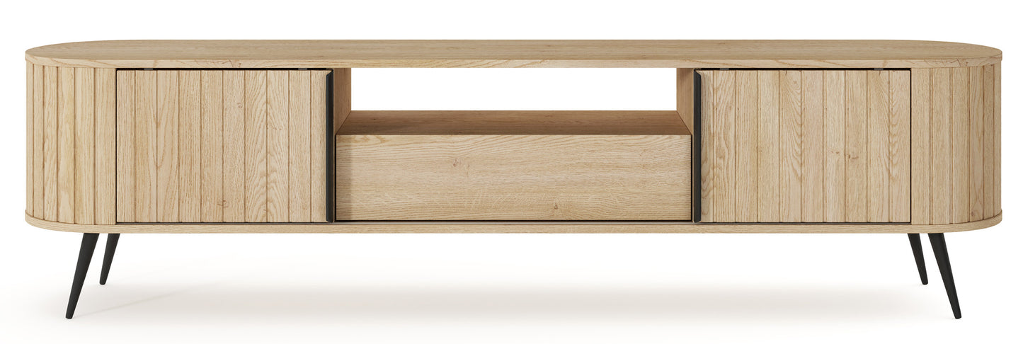 TV skapis Lavas 51/196/40 cm Kremonas ozols