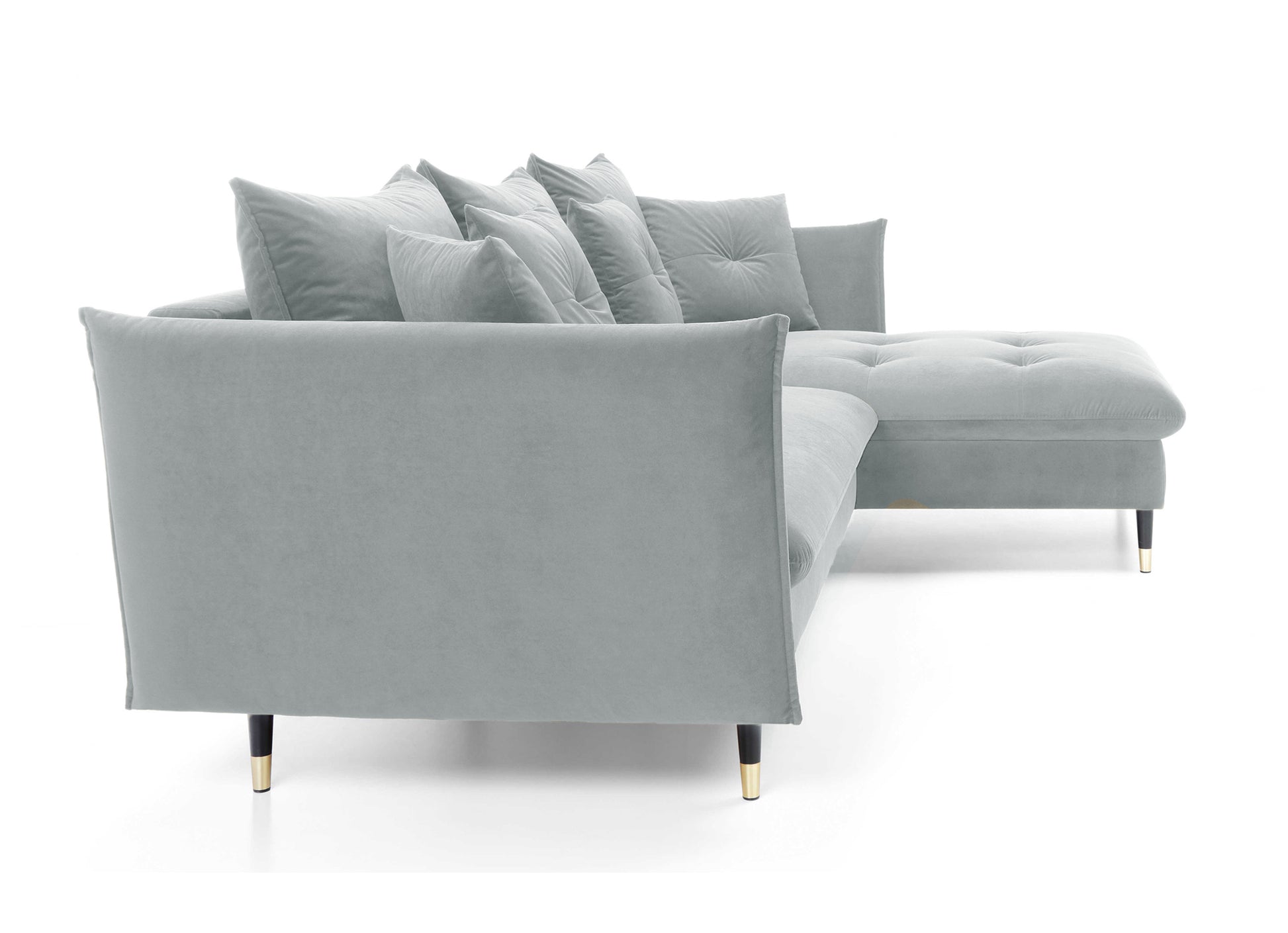 Dīvāns Bazlam 91/258/167 cm Matt Velvet 83 - N1 Home