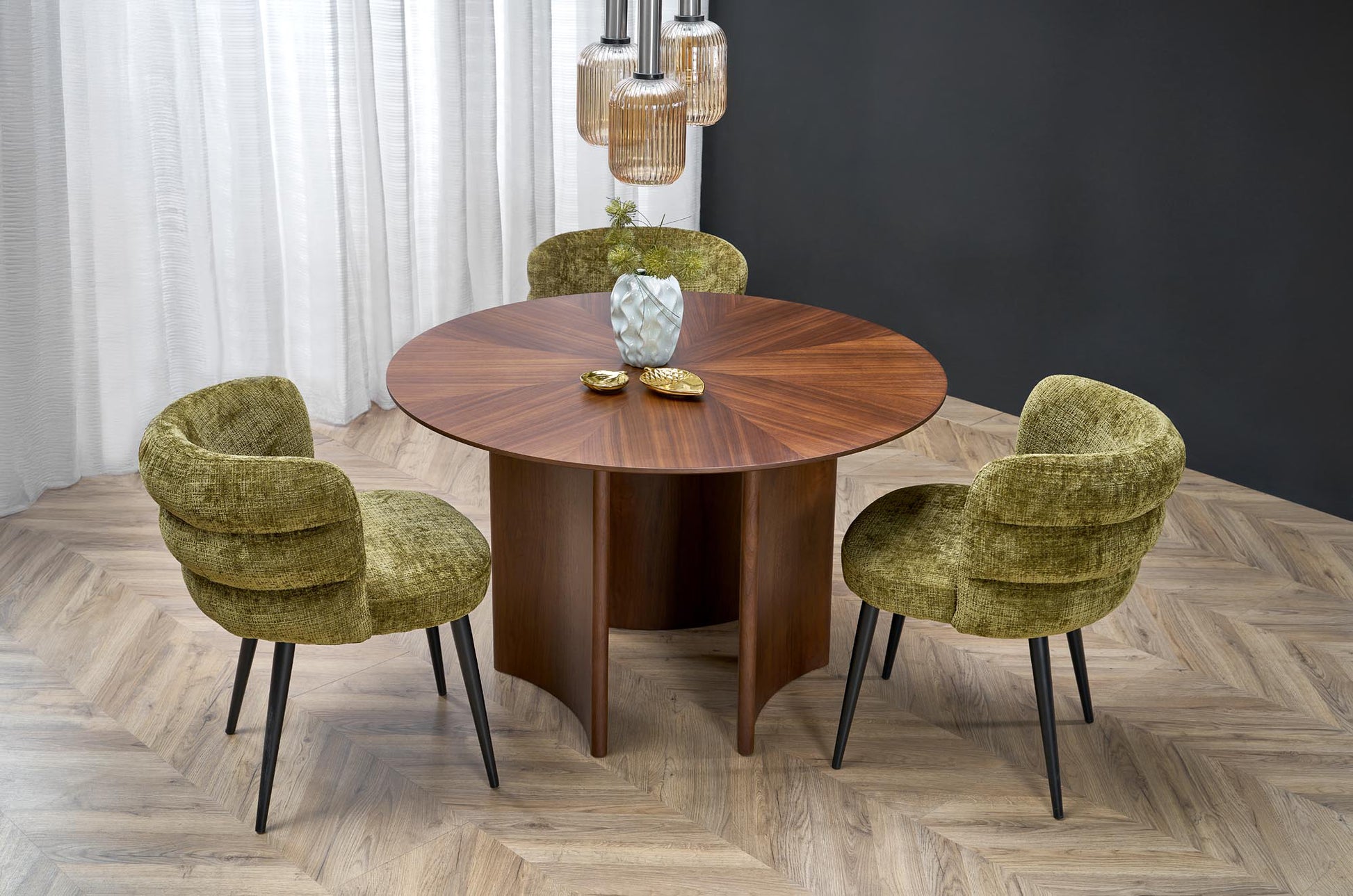 Galds Cals 76/120/120 cm rieksts - N1 Home