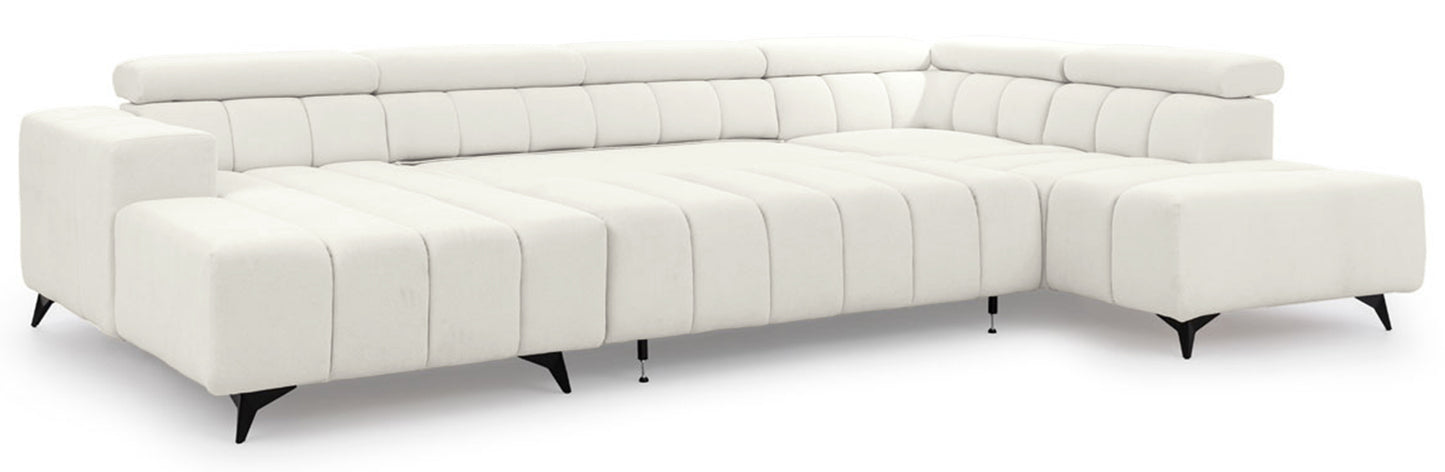 Dīvāns Roggus U 79/356/234 cm Sicuro 60 - N1 Home