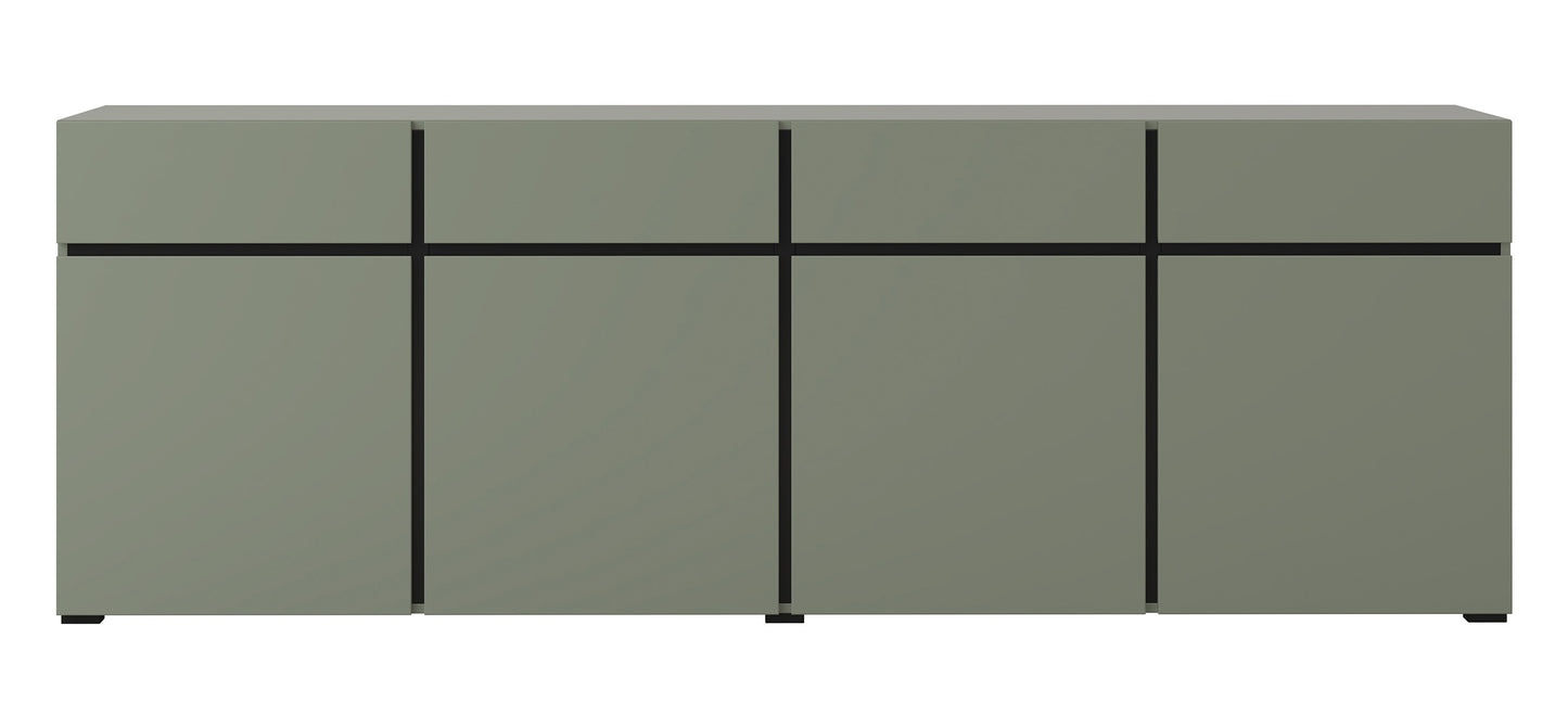 Kumode Kruzat 224/78/40 cm zaļs