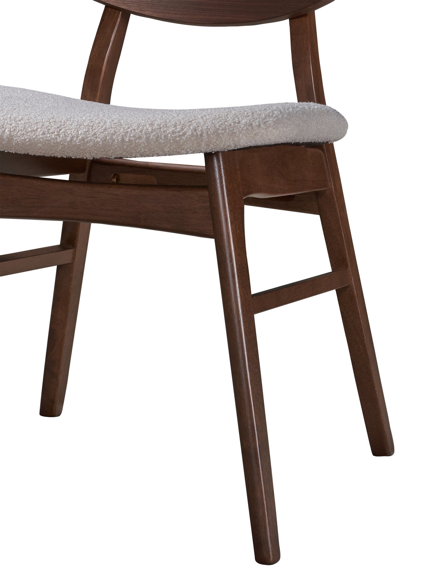 Krēsls Diata 81/47/53 cm rieksts/krēms - N1 Home