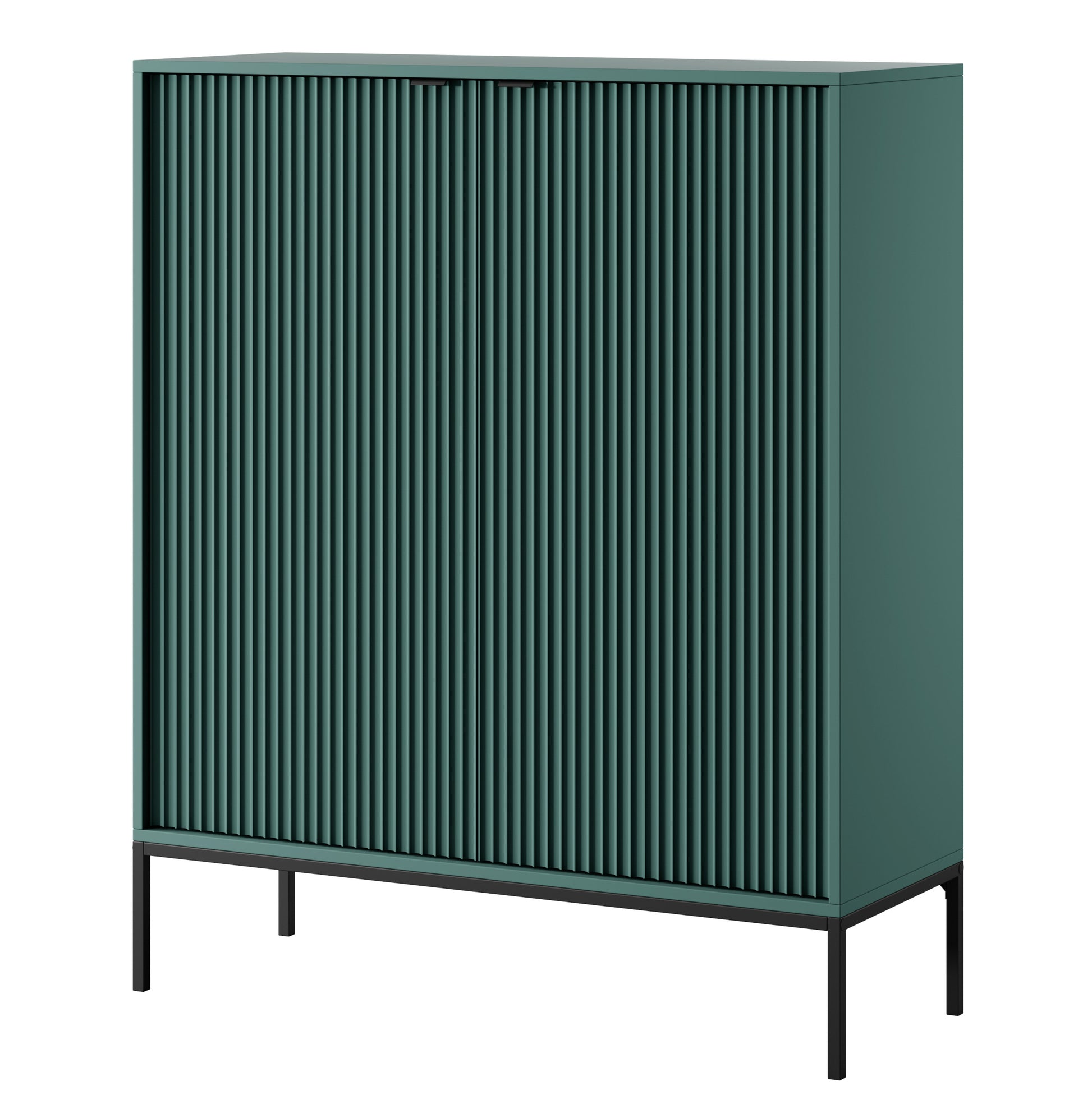 Kumode NV 104/125/39 cm olīves/melns - N1 Home