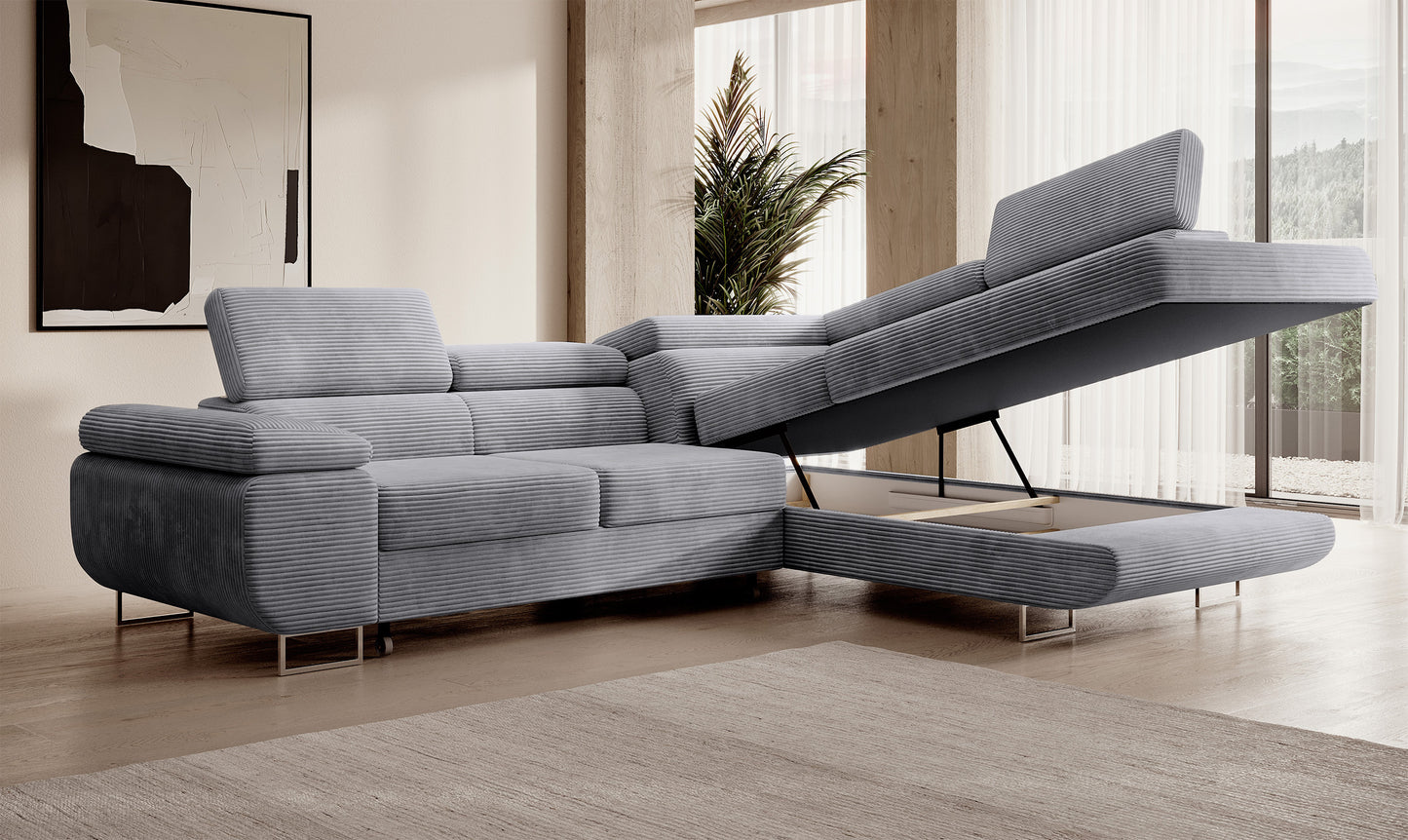 Dīvāns Steva 90/275/203 cm Poso 55 - N1 Home