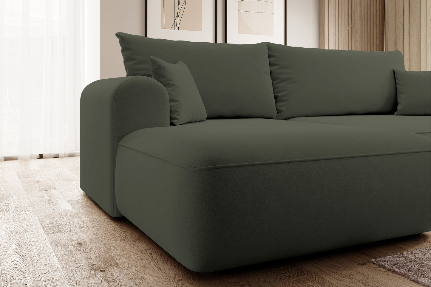 Dīvāns Ovors 260/93/165 cm Castel 39 - N1 Home