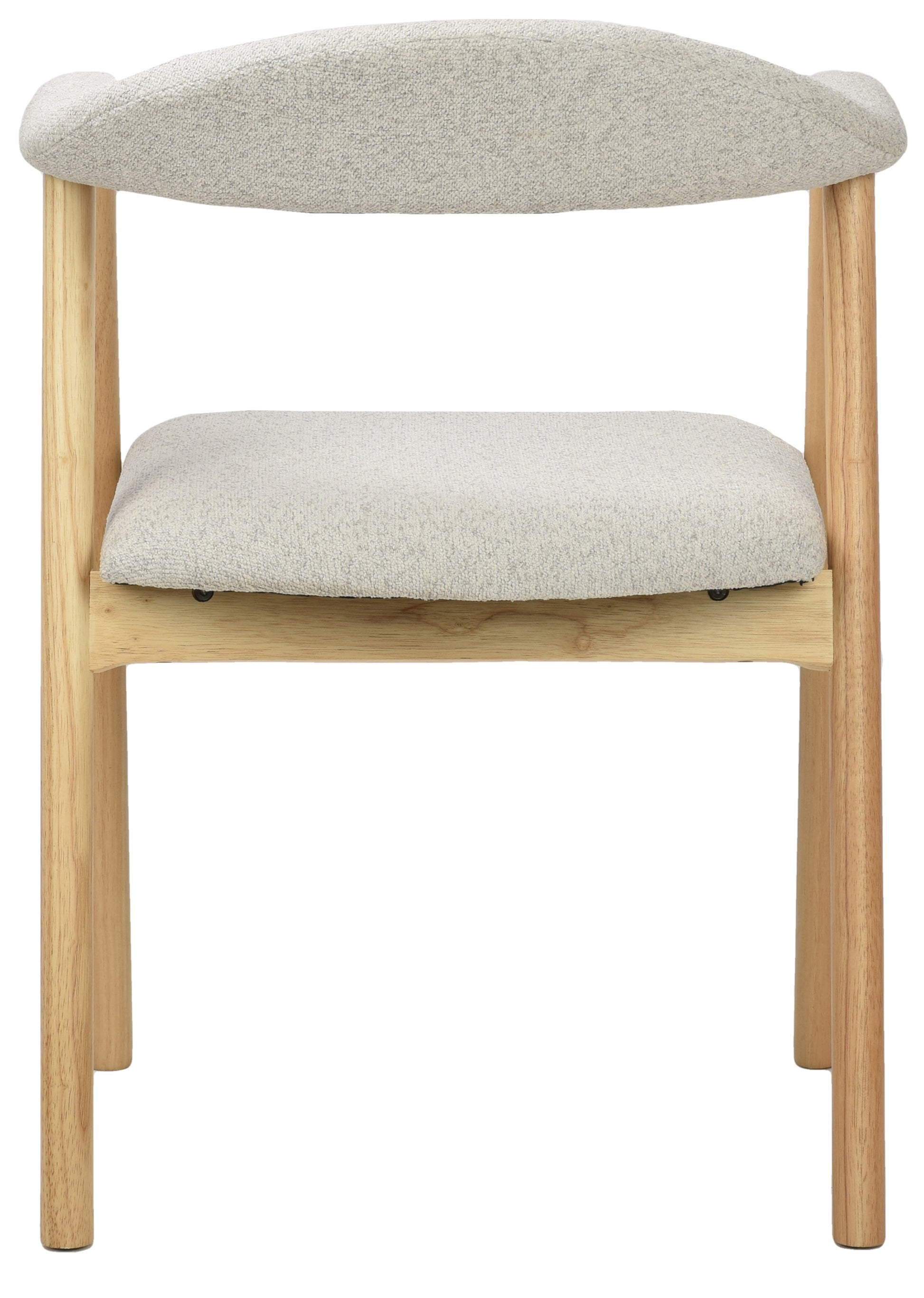 Krēsls Depe 80/52/50 cm gaiši pelēks bukle/ozols - N1 Home