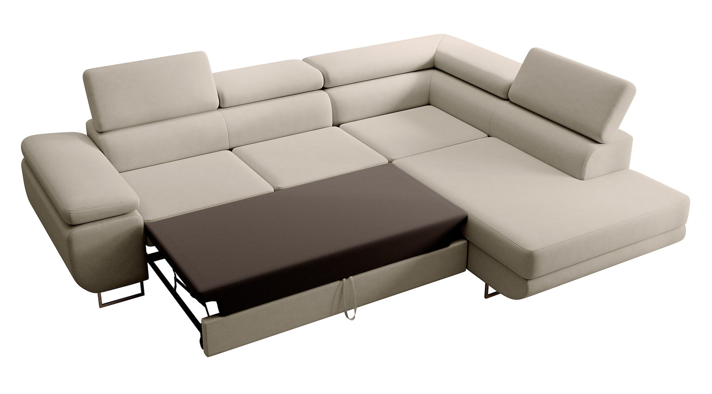 Dīvāns Steva 90/275/203 cm Castel 80 - N1 Home