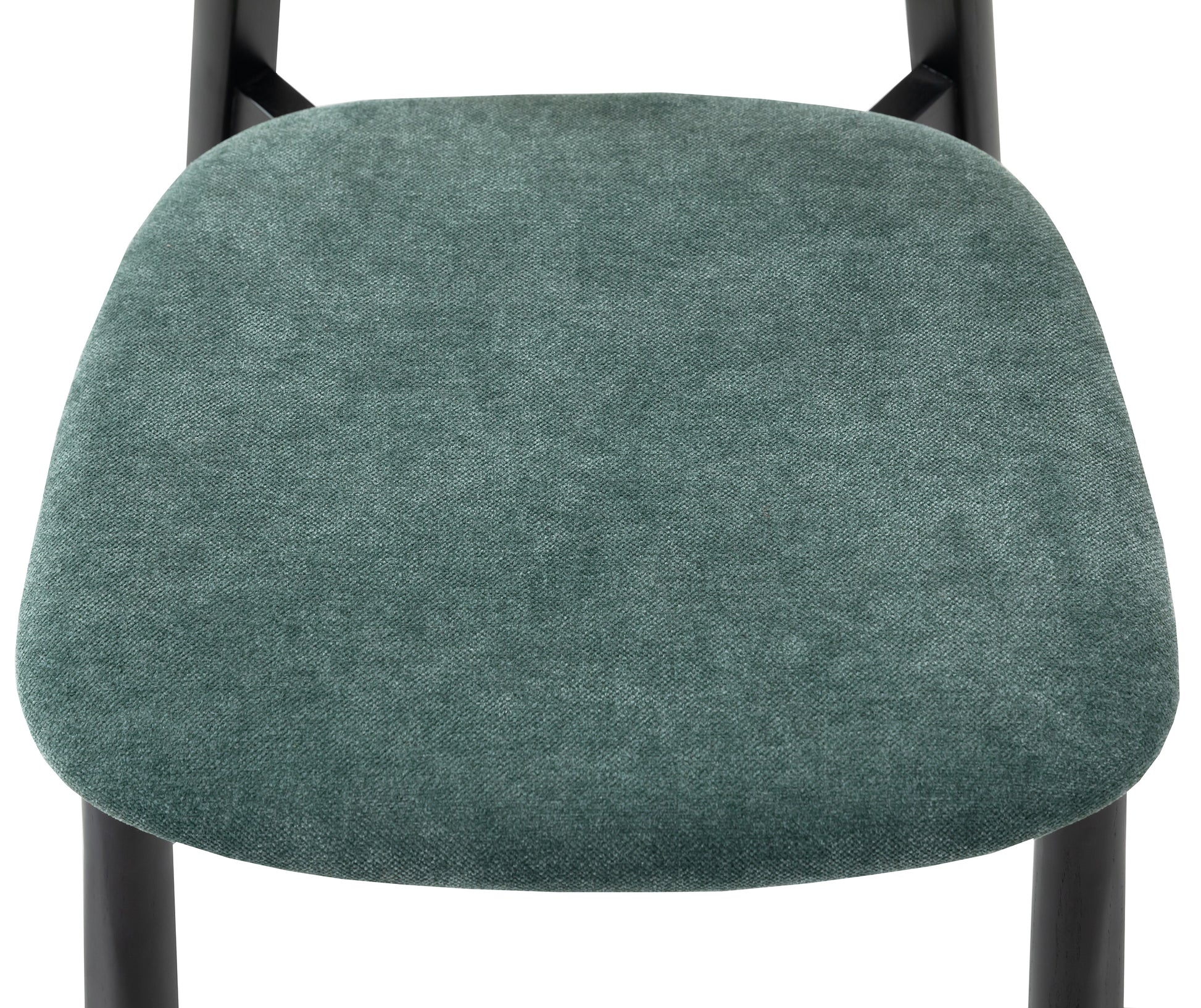 Krēsls Delis 79/48/59 cm tumši zaļs/melns - N1 Home