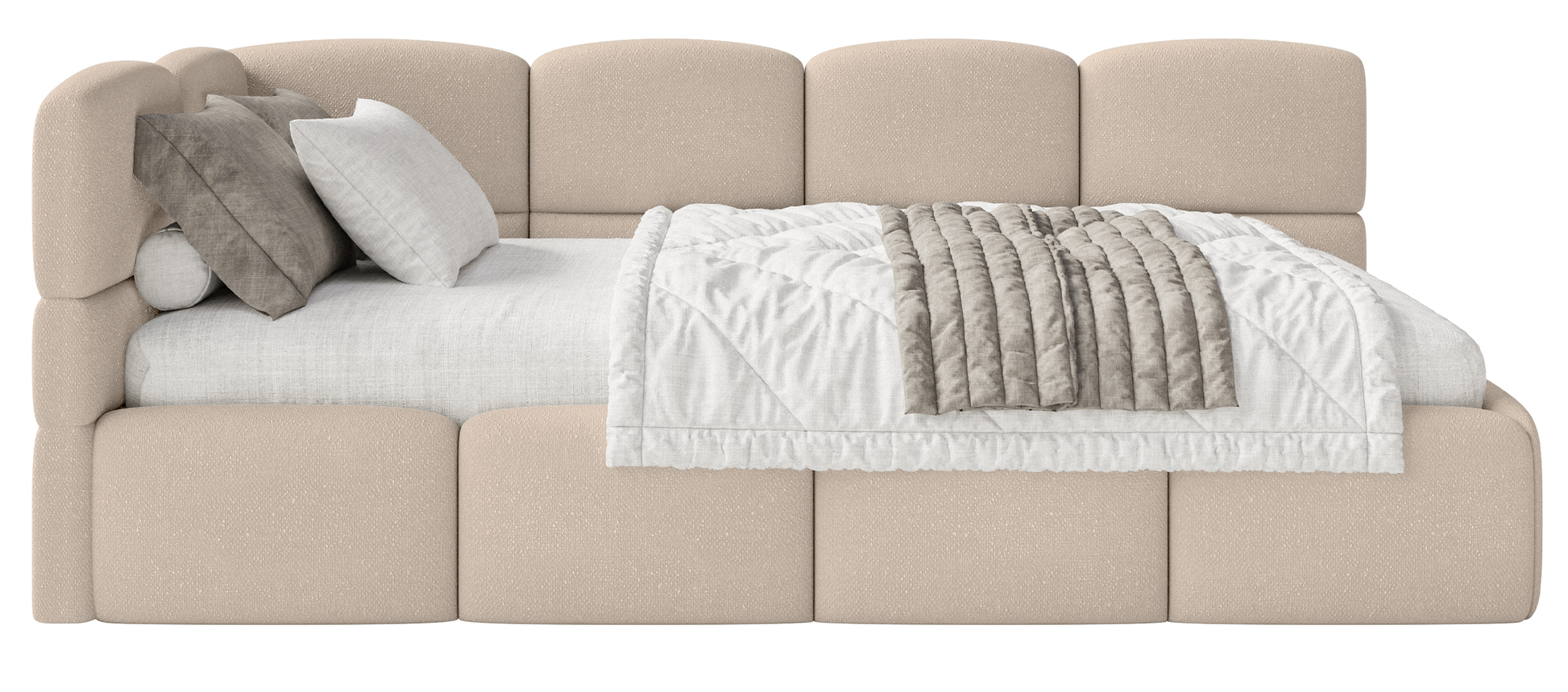 Gulta ar matraci Clod 220/88/110 cm Melody 13 - N1 Home