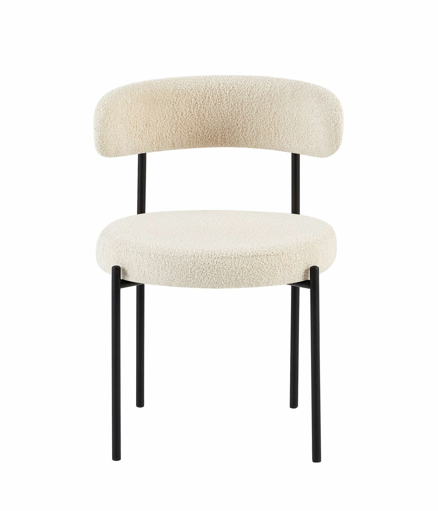 Krēsls Femisa 77/50/55 cm gaiši bēšs bukle - N1 Home