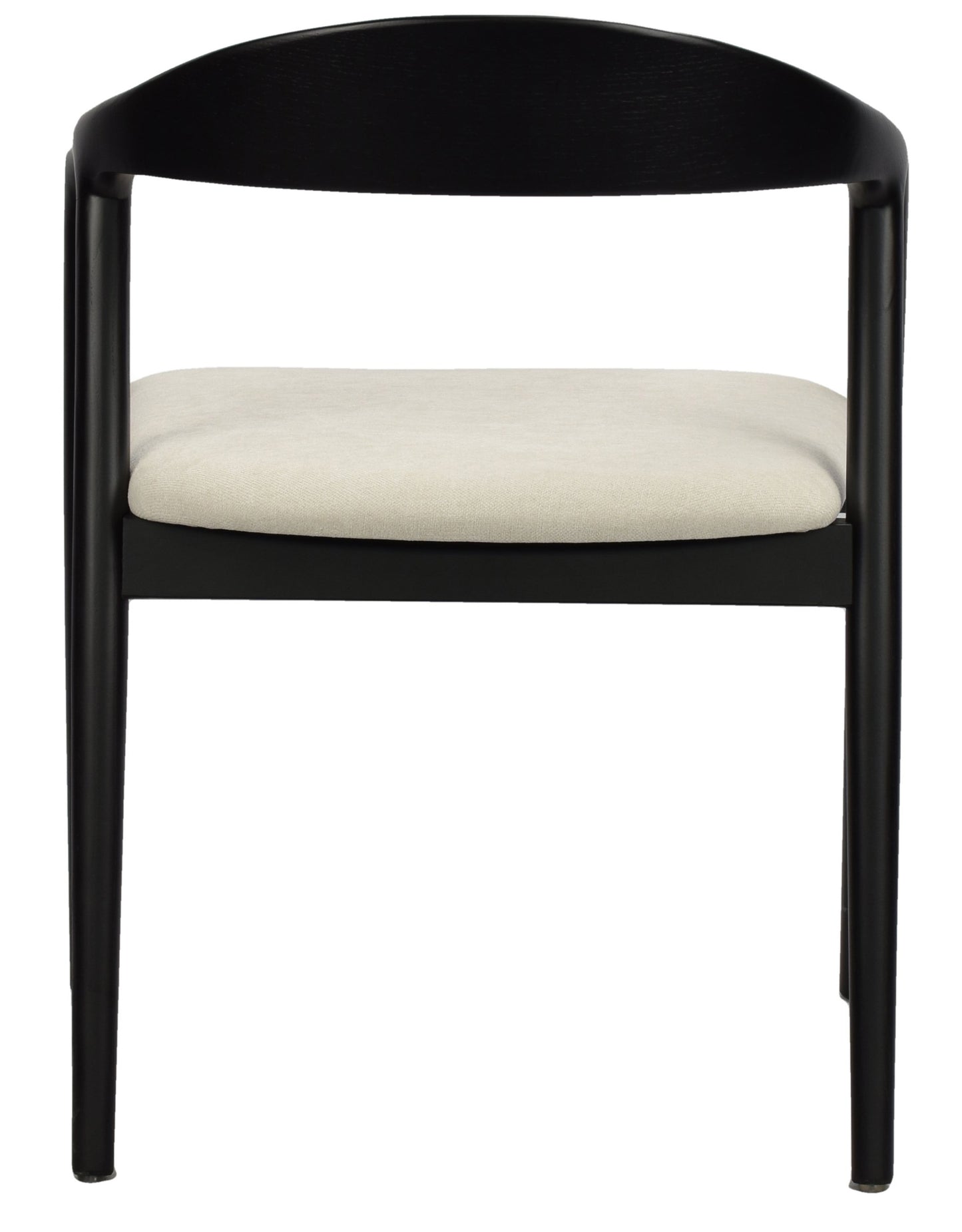 Krēsls Insi 73/56/56 cm melns/krēms - N1 Home