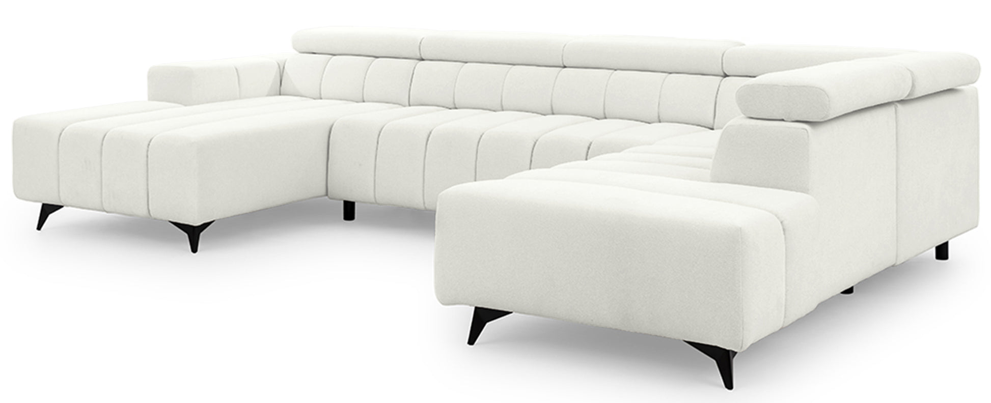 Dīvāns Roggus U 79/356/234 cm Sicuro 60 - N1 Home