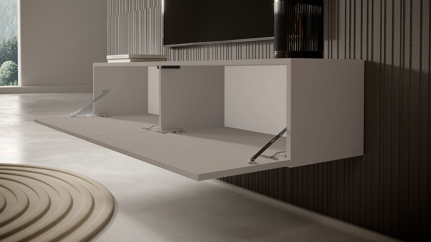 TV skapis Velda 175/28/31 cm bēšs