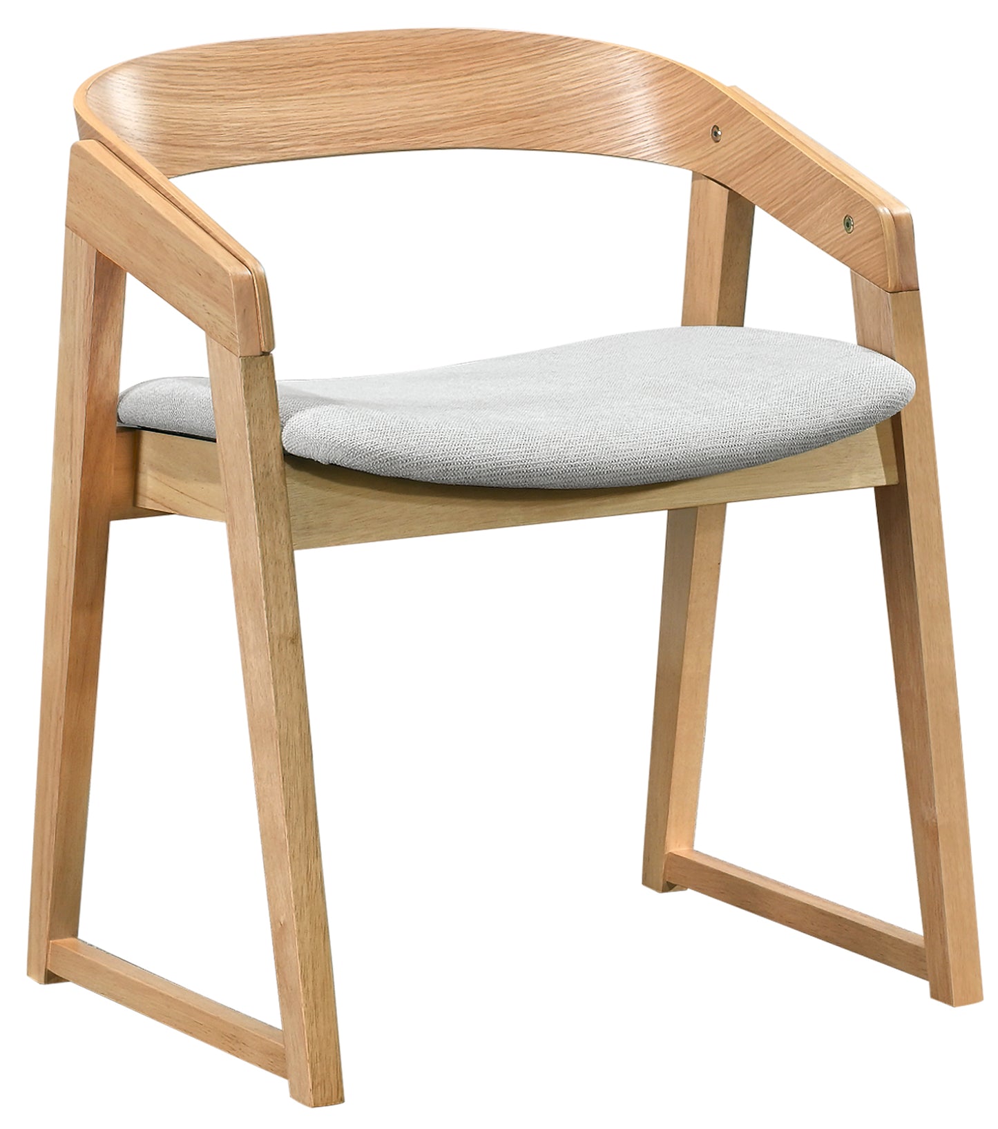 Krēsls Salor 67/55/54 cm gaiši pelēks/ozols - N1 Home