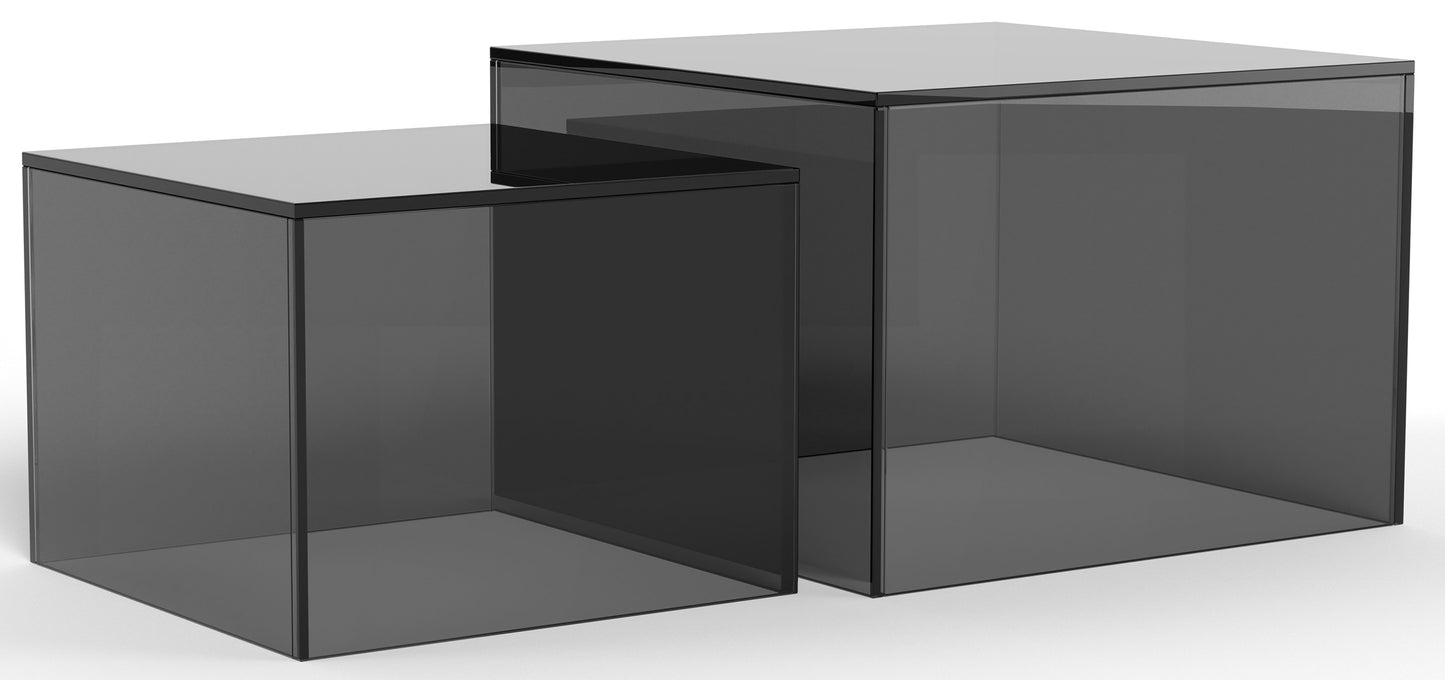 Kafijas galds Glopi 50/50/35 cm pelēks - N1 Home