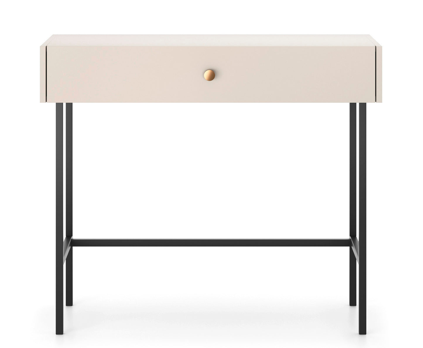 RENOS Tualetes galdiņš ar atvilktni, 93 cm, pelēks bēšs - N1 Home