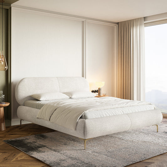 Gulta ar konteineru Valeo 140/160/180x 200 cm Melody 14 (Agmamito),zelta kājas - N1 Home