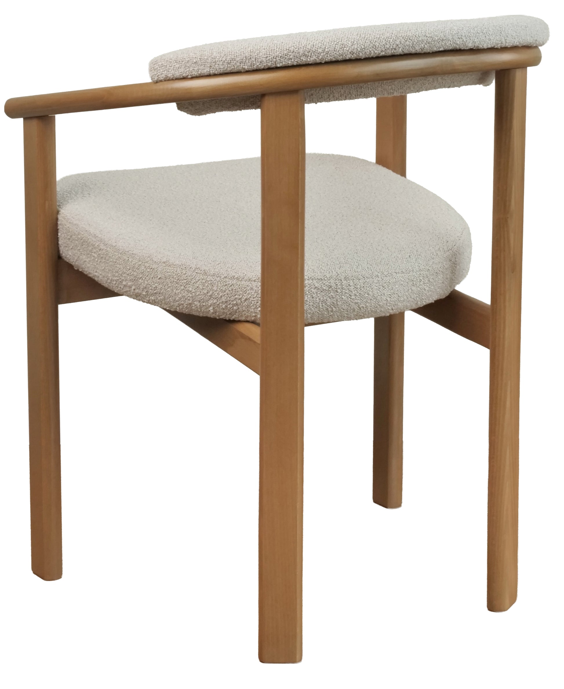 Krēsls Finis 73/56/55 cm eļļots ozols/bēšs buklē - N1 Home