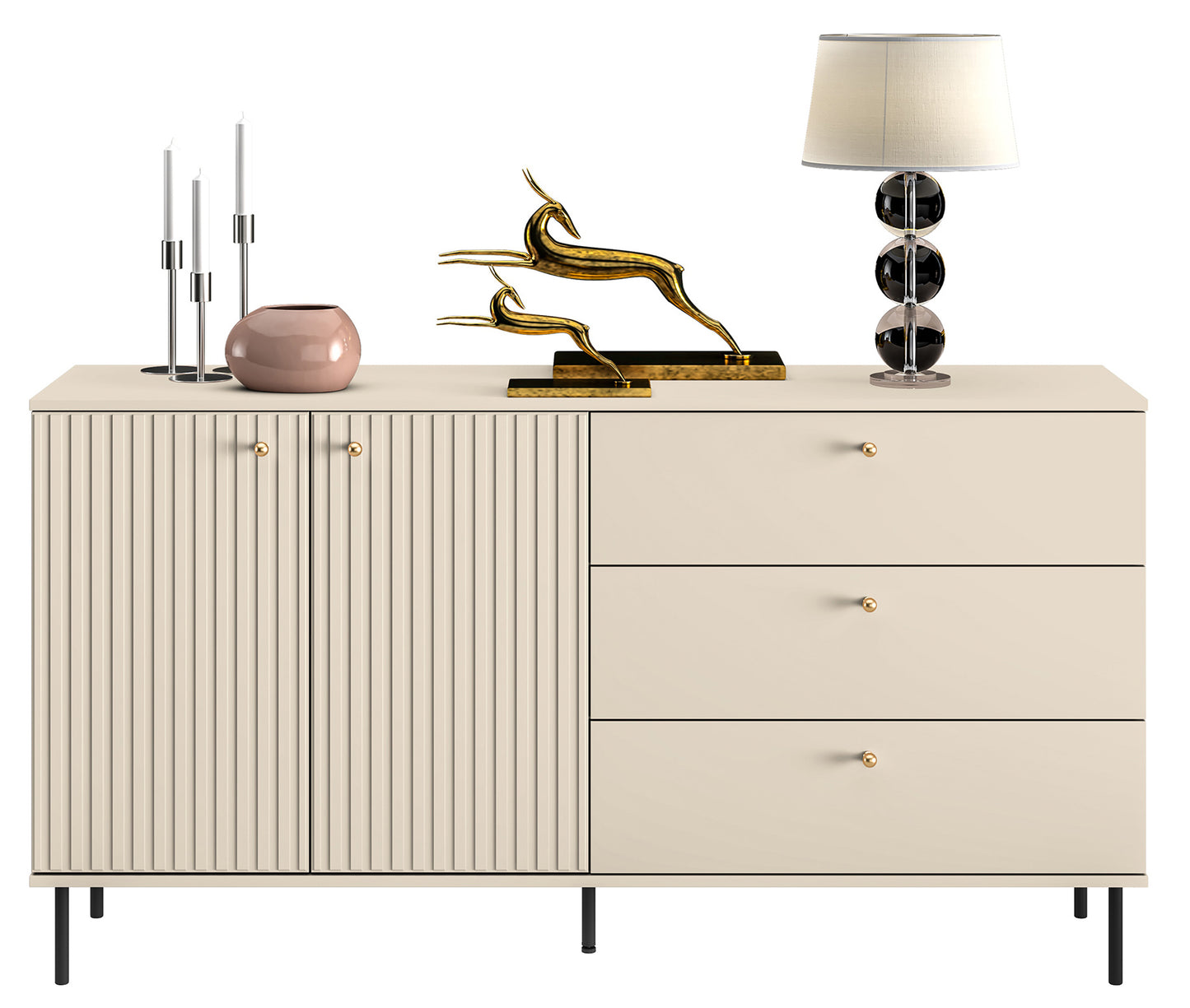 Kumode Galeto 85/160/40 cm bēšs - N1 Home