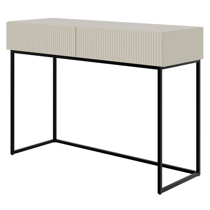 Konsole Velda 110/79/40 cm bēšs/melns