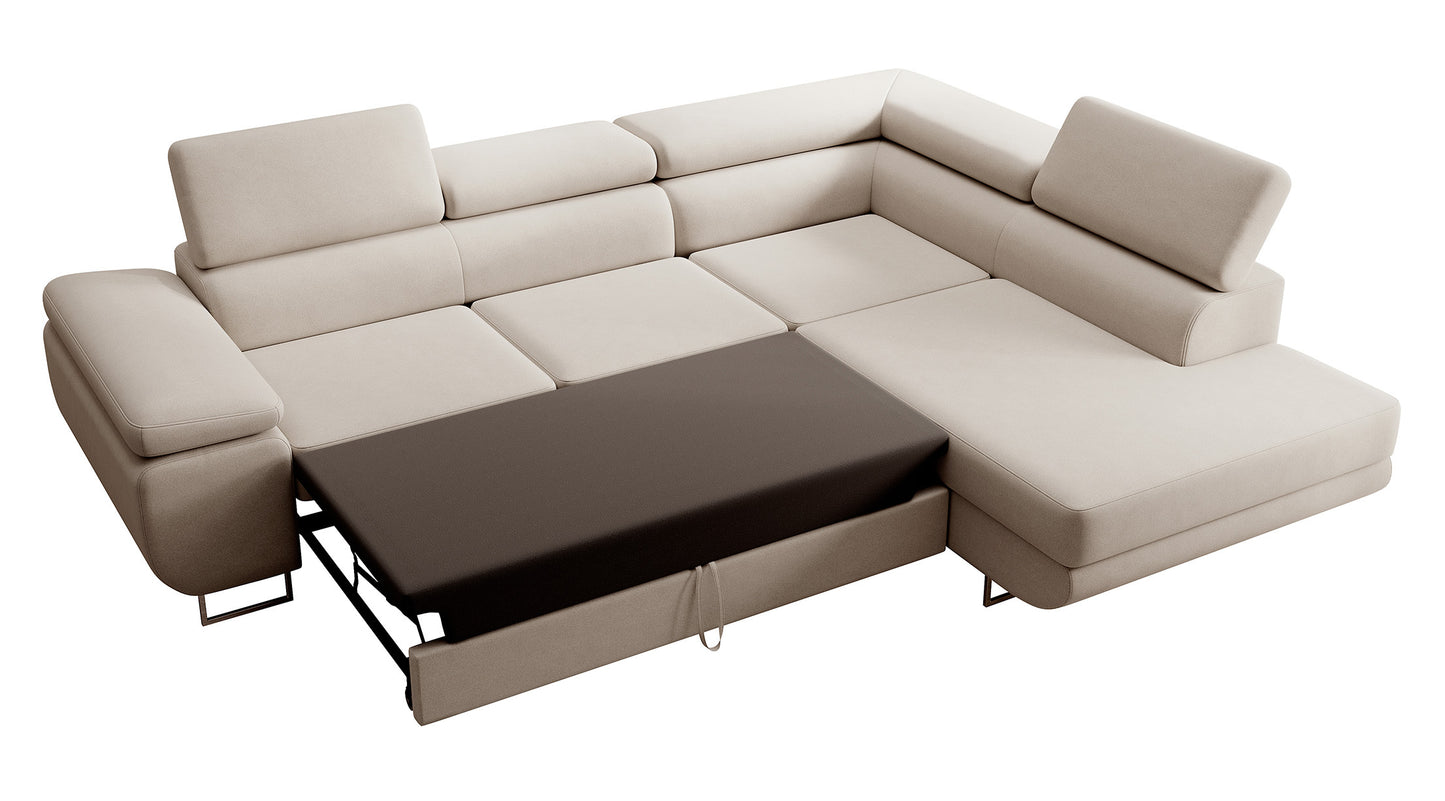 Dīvāns Steva 90/275/203 cm Castel 03 - N1 Home