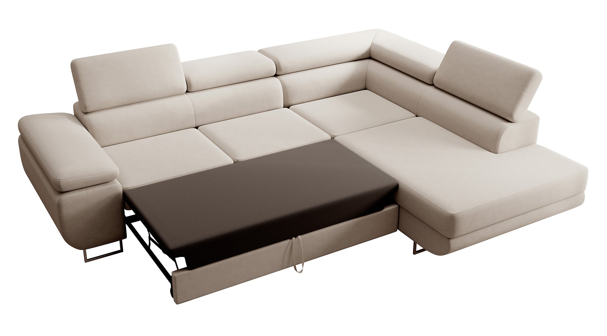 Dīvāns Steva 90/275/203 cm Castel 03 - N1 Home