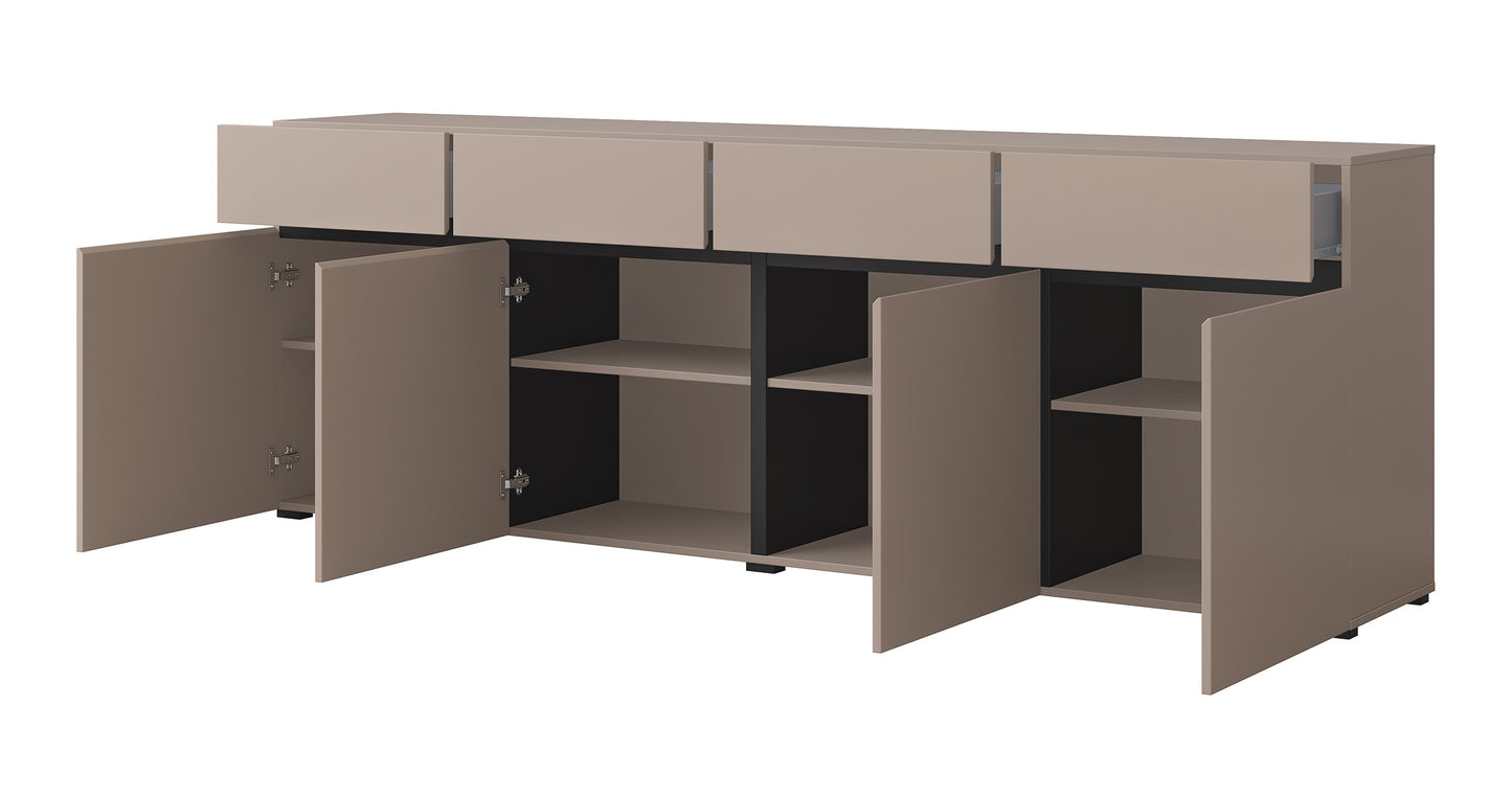 Kumode Kruzat 224/78/40 cm bēšs