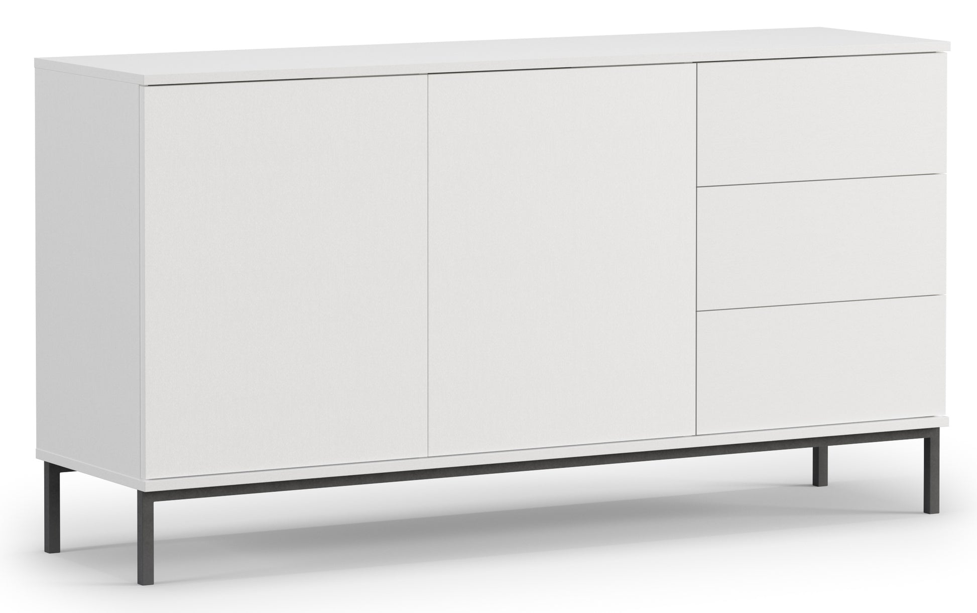 Kumode Polka 80/150/41 cm balts - N1 Home