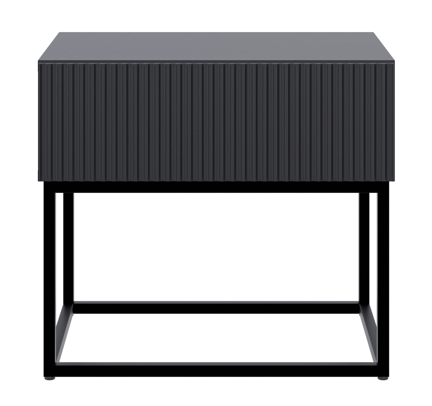 Naktsskapis Velda 50/44/35 cm melns/melns - N1 Home