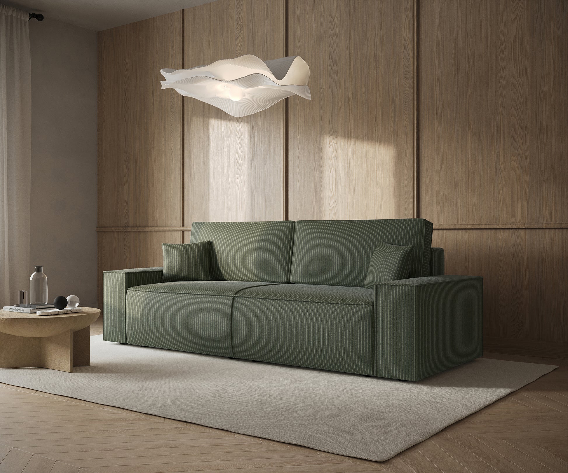 Dīvāns Fireza 275/102/85 cm Perla 55 - N1 Home