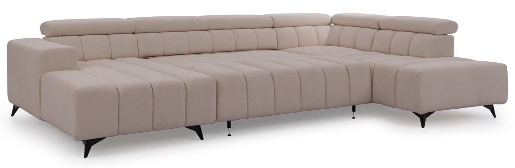 Dīvāns Roggus U 79/356/234 cm Sicuro 50 - N1 Home