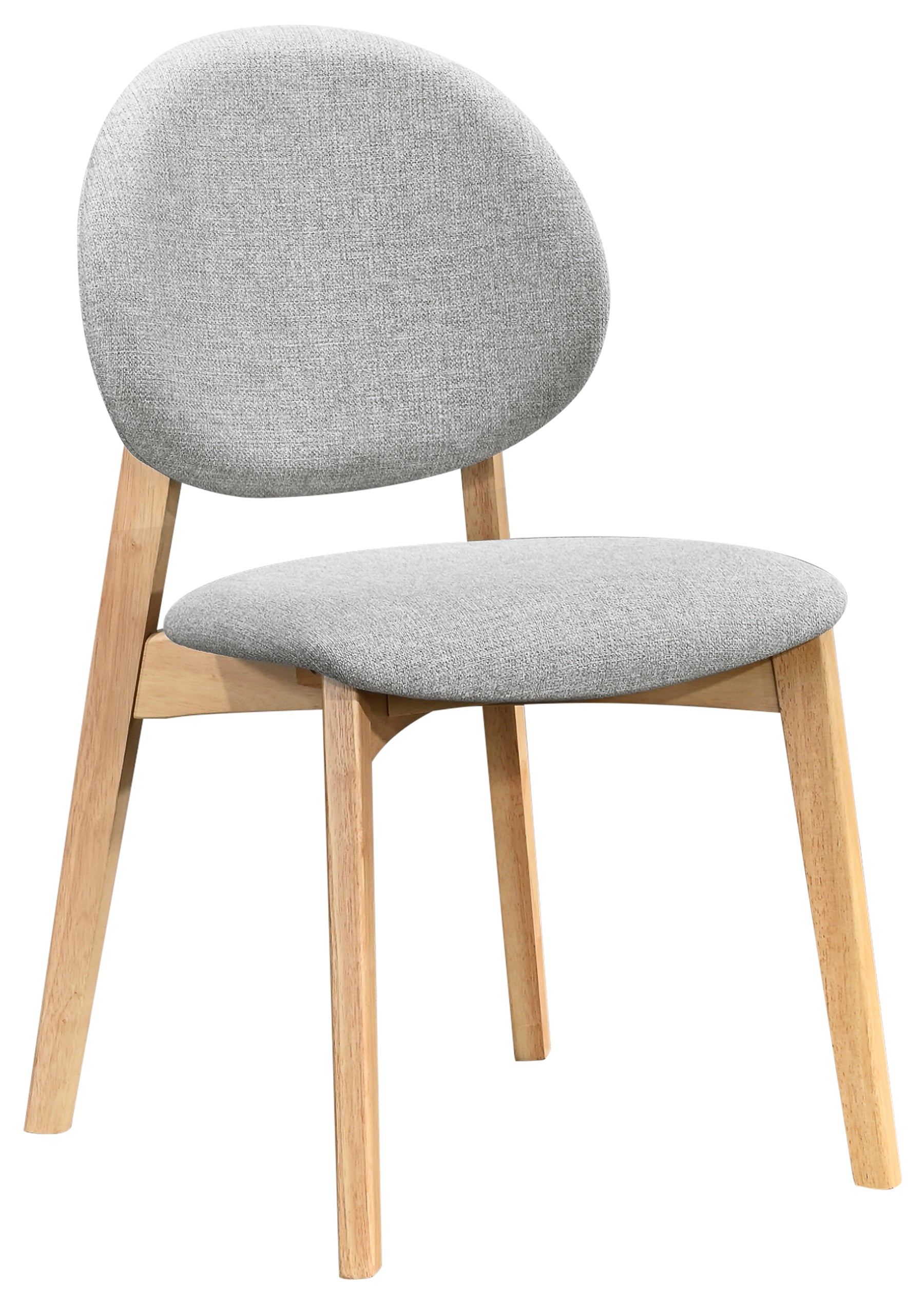 Krēsls Stens 83/47/58 cm gaiši pelēks/ozols - N1 Home