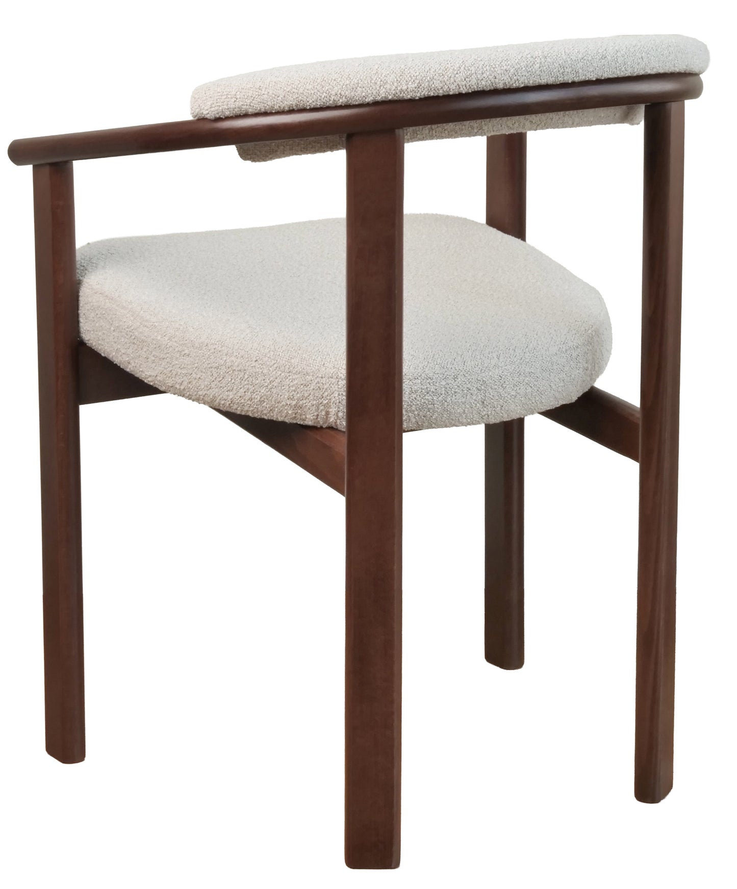 Krēsls Finis 73/56/55 cm gaišs valrieksts/bēšs buklē - N1 Home