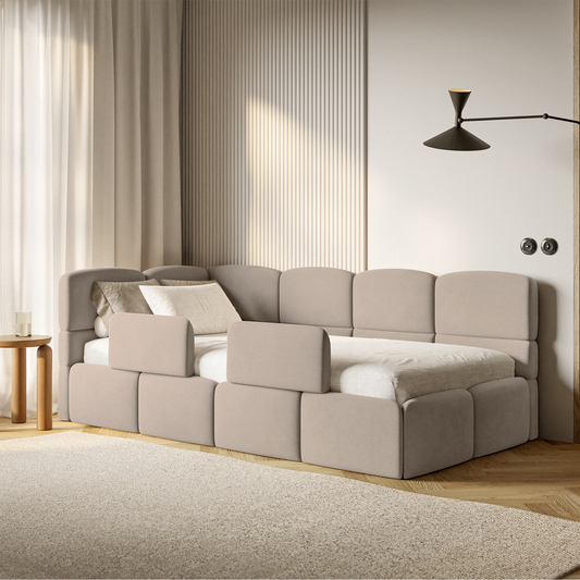 Gulra ar matraci Clod 220/88/110 cm Piano 03 - N1 Home