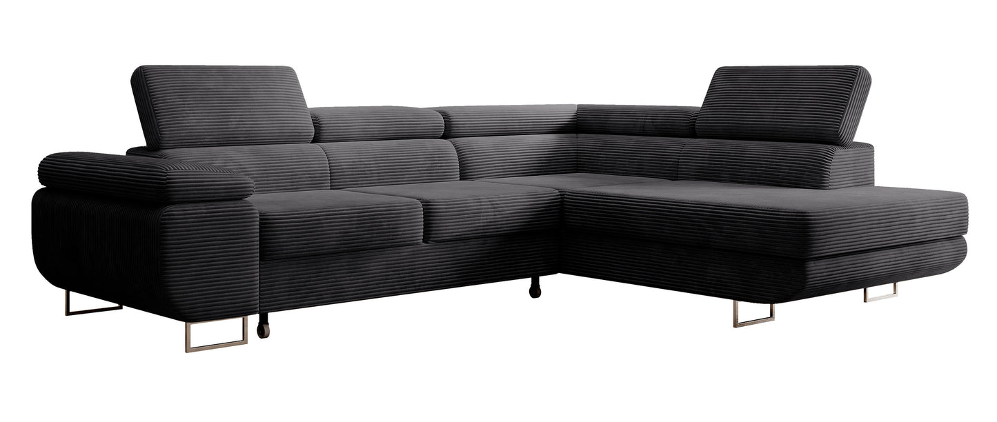 Dīvāns Steva 90/275/203 cm Poso 34 - N1 Home