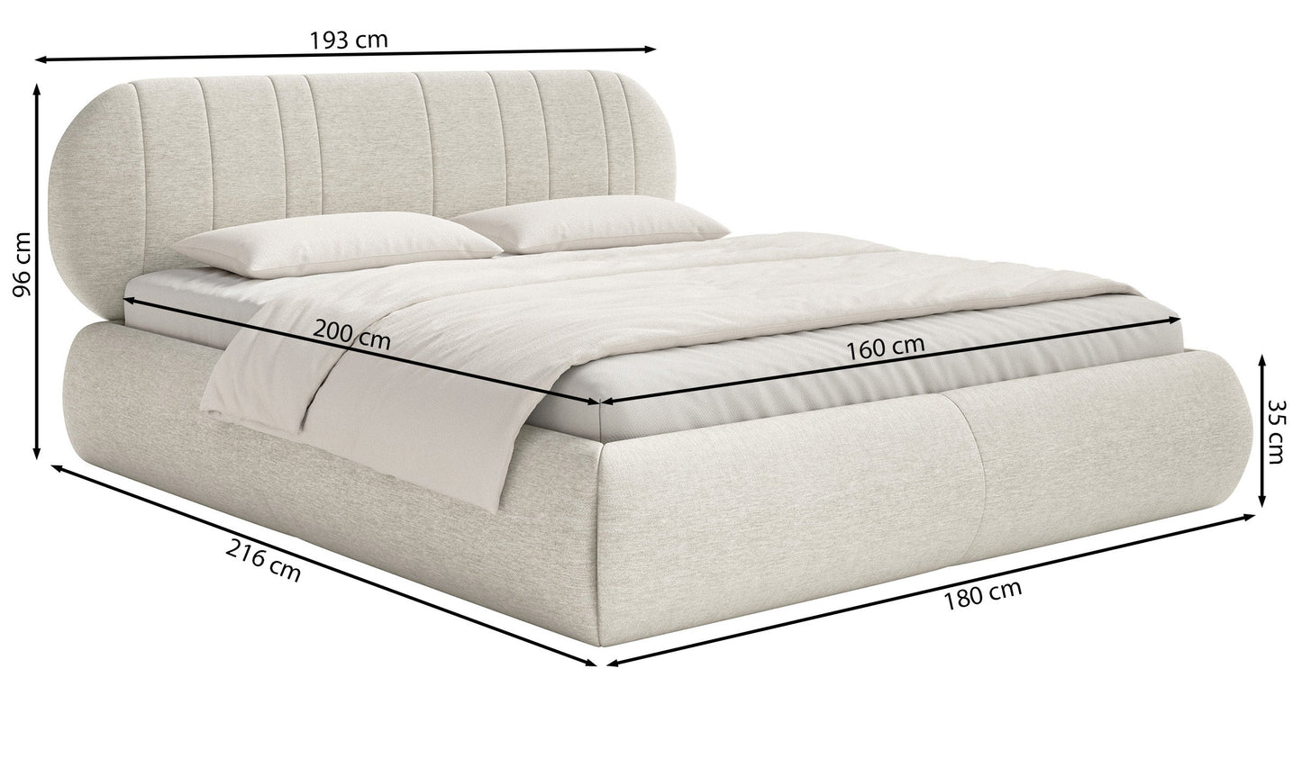 Gulta Meliosa (ar konteineru) 140/160/180x 200 cm Verita 09 - N1 Home